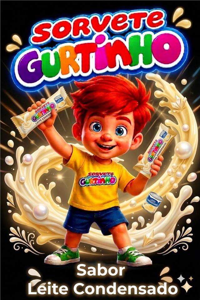 Sorvete Gurtinho sabor leite condensado